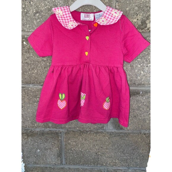 KHQ Sportswear Pink Dress ~ Size 6 Months - Picture 1 of 5